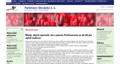 Desktop Screenshot of parkinson-slovacko.cz
